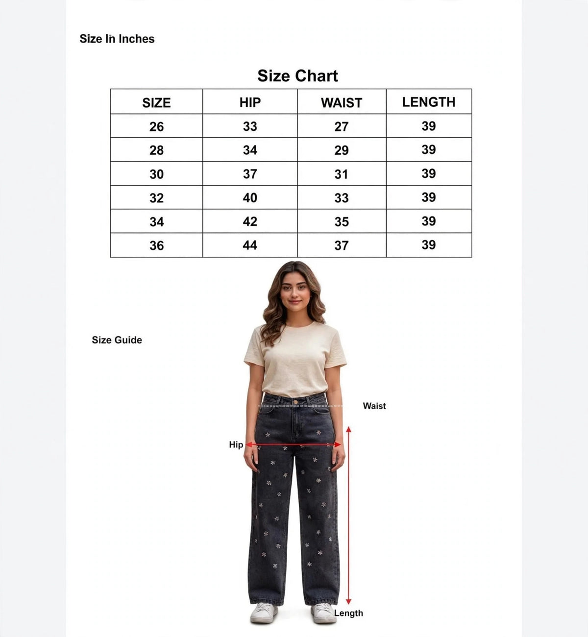 Vintage Grey Wide-Leg Jeans